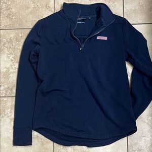 Vineyard Vines Dark Blue Quarter-Zip Pullover